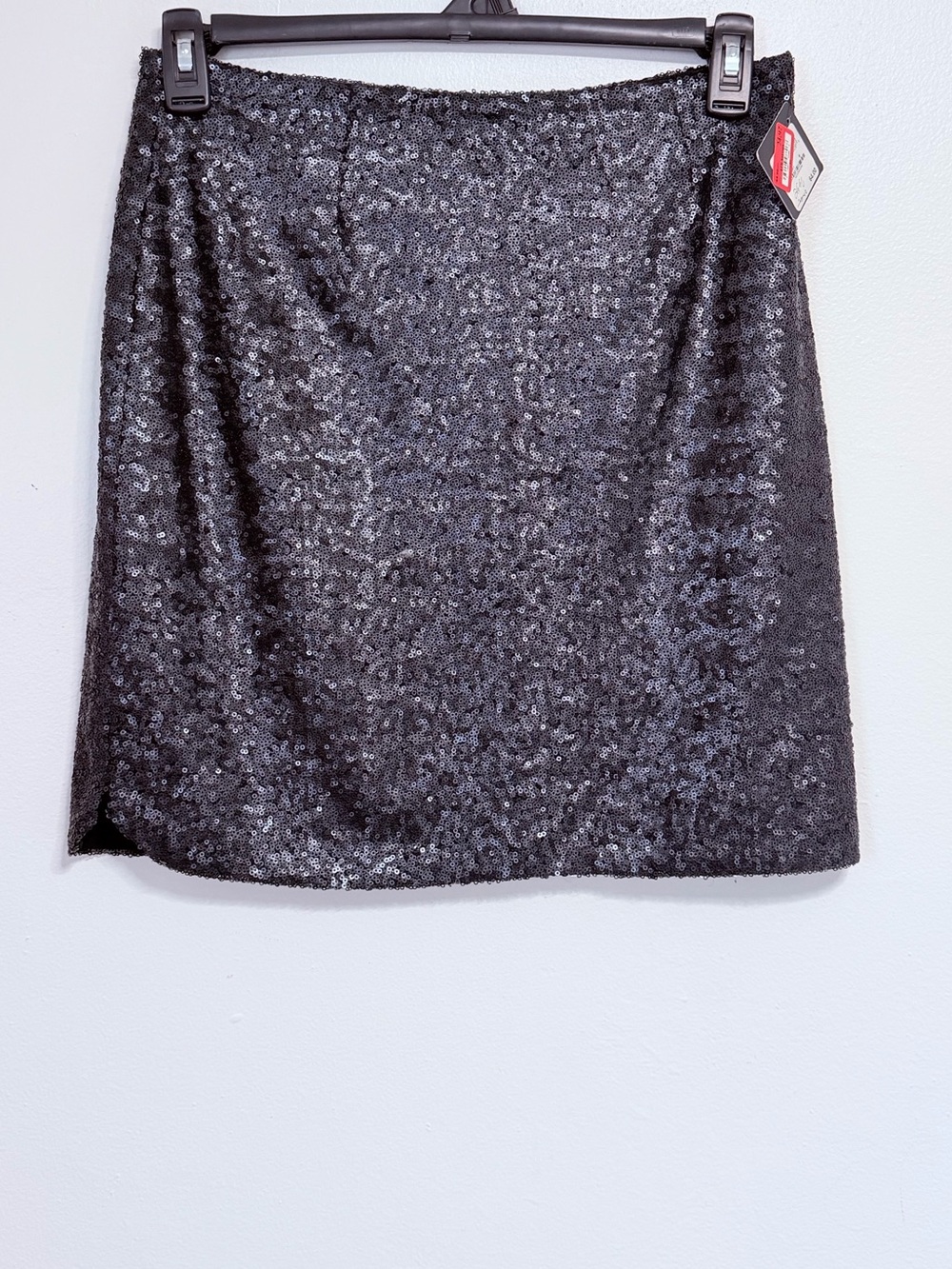 Halogen Black Sequin Mini Skirt -size 6 new with tags!